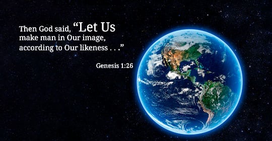Who is the us that God is talking about in Genesis 1:26? | NeverThirsty