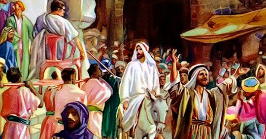 The Triumphal Entry Of Christ As King Neverthirsty