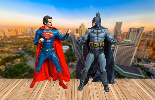 Superman and Batman Are Fantasy Heroes